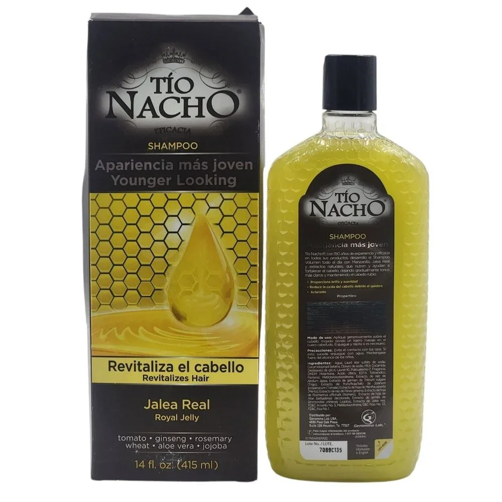 Tio‎ Nacho Younger Looking Revitalizing Shampoo 14 fl oz with Royal Jelly Jojoba